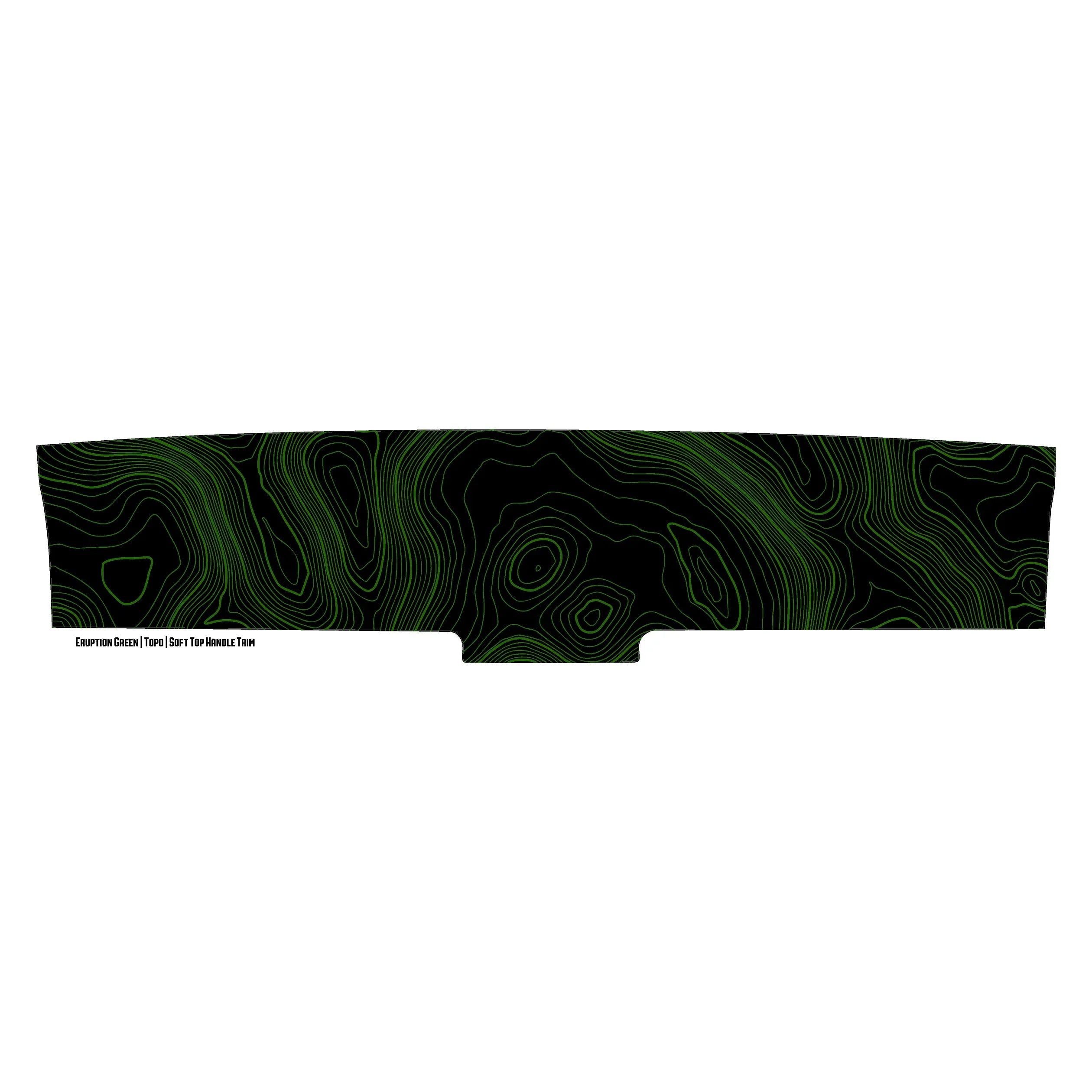 Topo Soft Top Bronco Panel Overlay - 2021+ Bronco Factory Soft Top StickerFab
