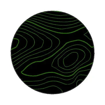 Rigid 360 Series 4" Light Cover Topo Overlays - Universal StickerFab