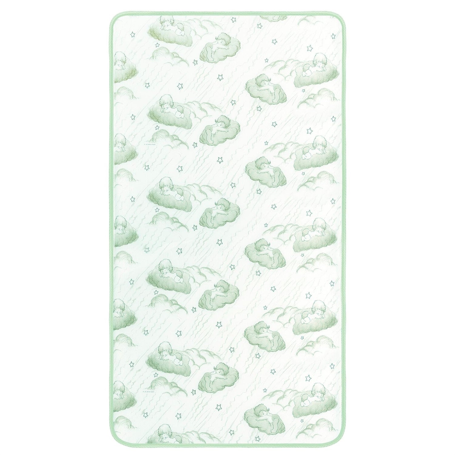 6-inch Firm Spring Coil Mattress Waterproof Standard Crib Mattress Made in USA FastFurnishings