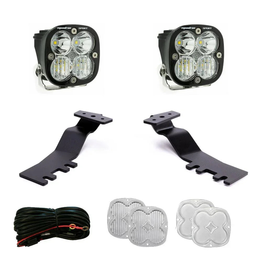 KC HiLiTES / Baja Designs A-Pillar Ditch Light Kit - 2024+ Land Cruiser StickerFab