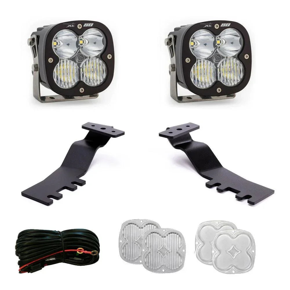 KC HiLiTES / Baja Designs A-Pillar Ditch Light Kit - 2024+ Land Cruiser StickerFab