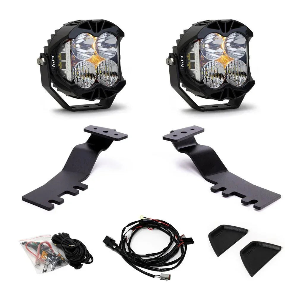 KC HiLiTES / Baja Designs A-Pillar Ditch Light Kit - 2024+ Land Cruiser StickerFab