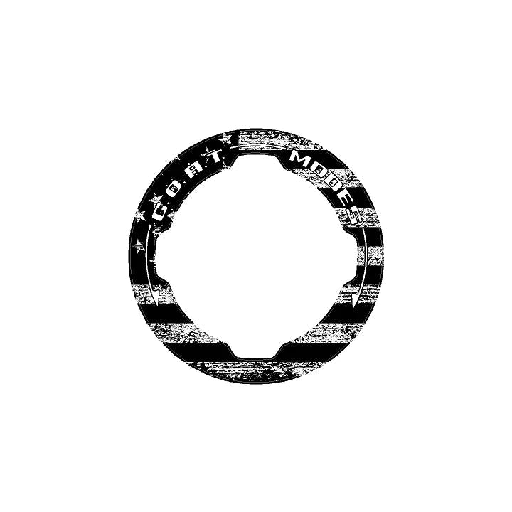 Freedom Series GOAT Mode Dial Ring Overlay - 2021+ Bronco StickerFab
