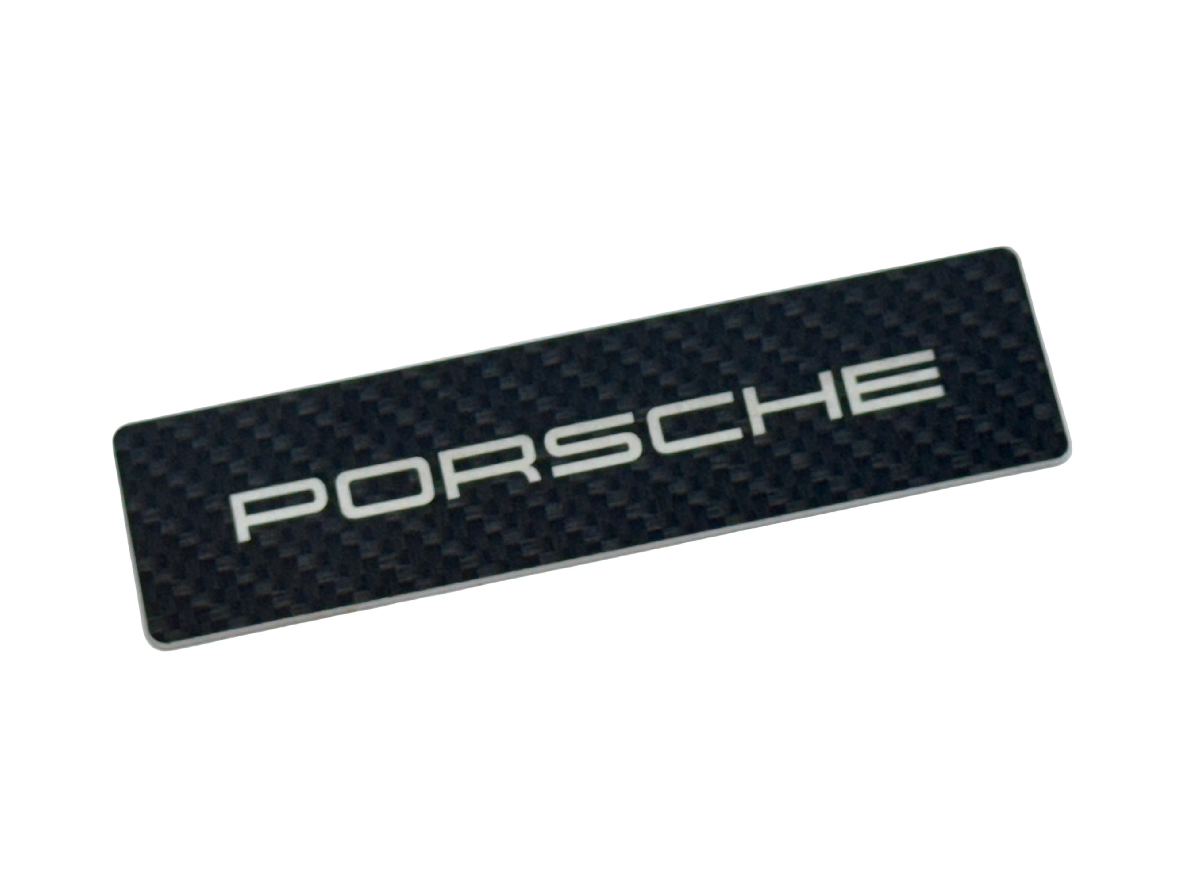 Porsche Logo Emblem for Weathertech All Weather Floor Mats (Single) - Porsche 911 Cayman Cayenne Boxter Macan Taycan StickerFab