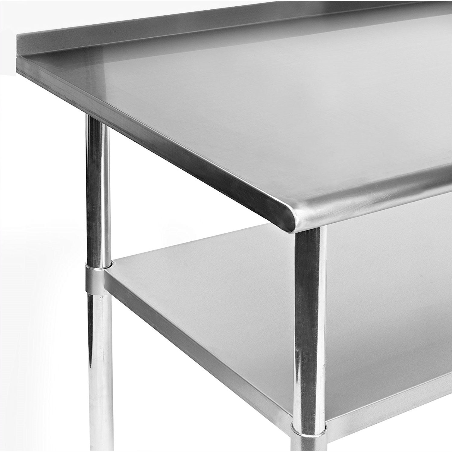 Stainless Steel 48 x 24 inch Heavy Duty Kitchen Work Table FastFurnishings