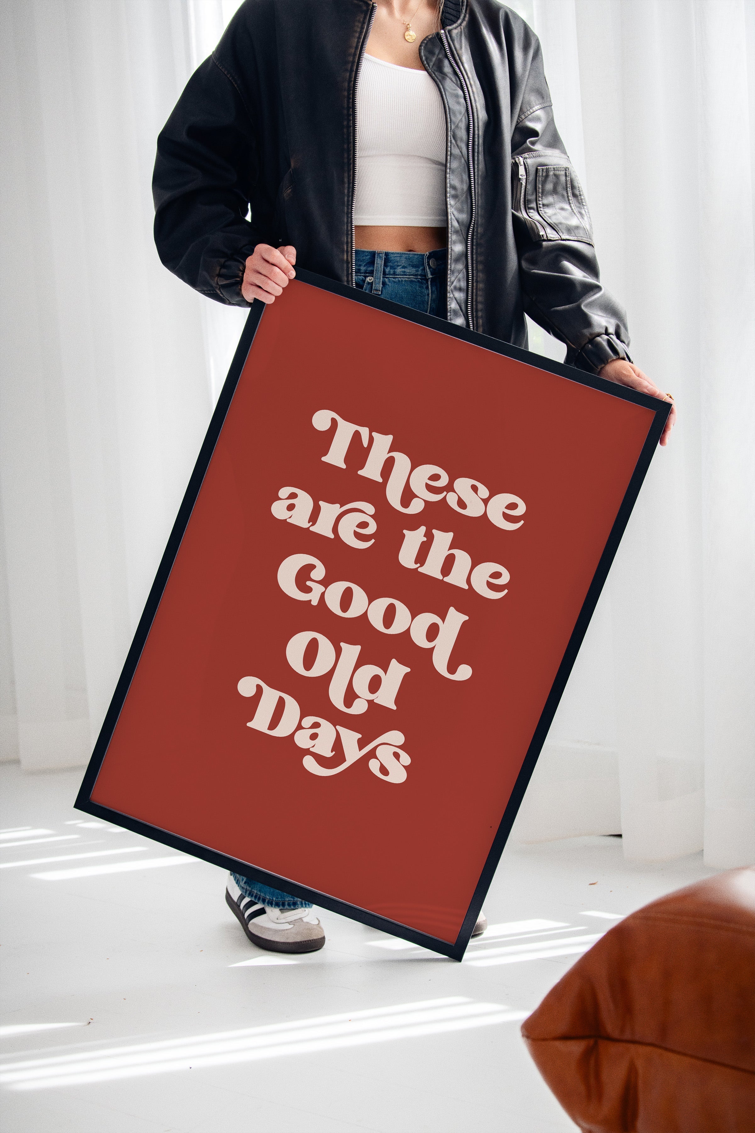 Vintage Vibes - Retro Typography Art Print Kooly
