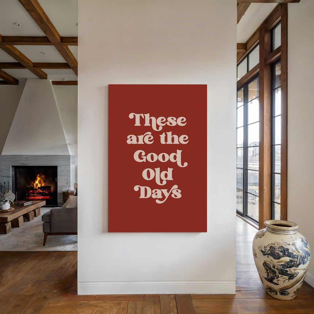 Vintage Vibes - Retro Typography Art Print Kooly