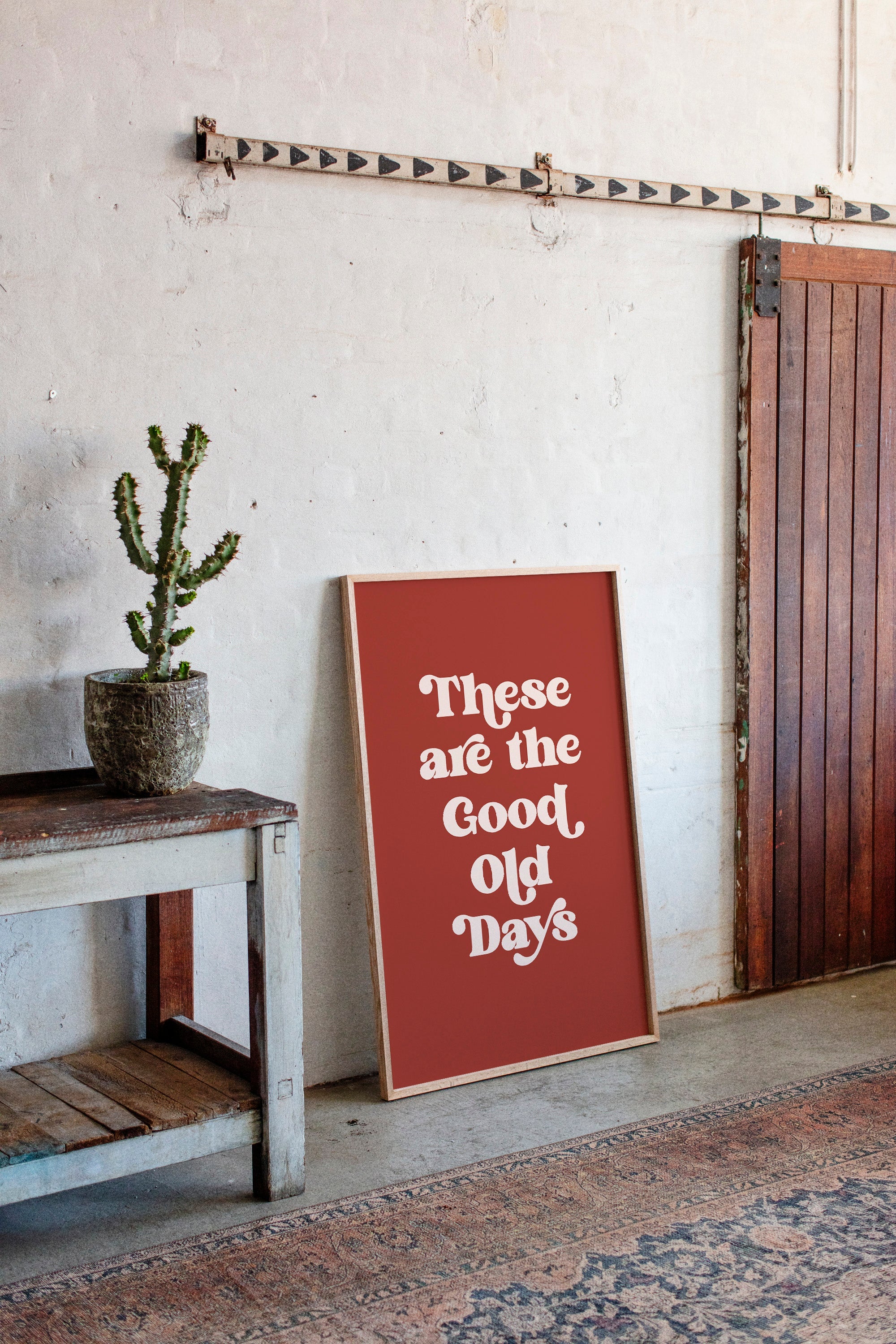Vintage Vibes - Retro Typography Art Print Kooly