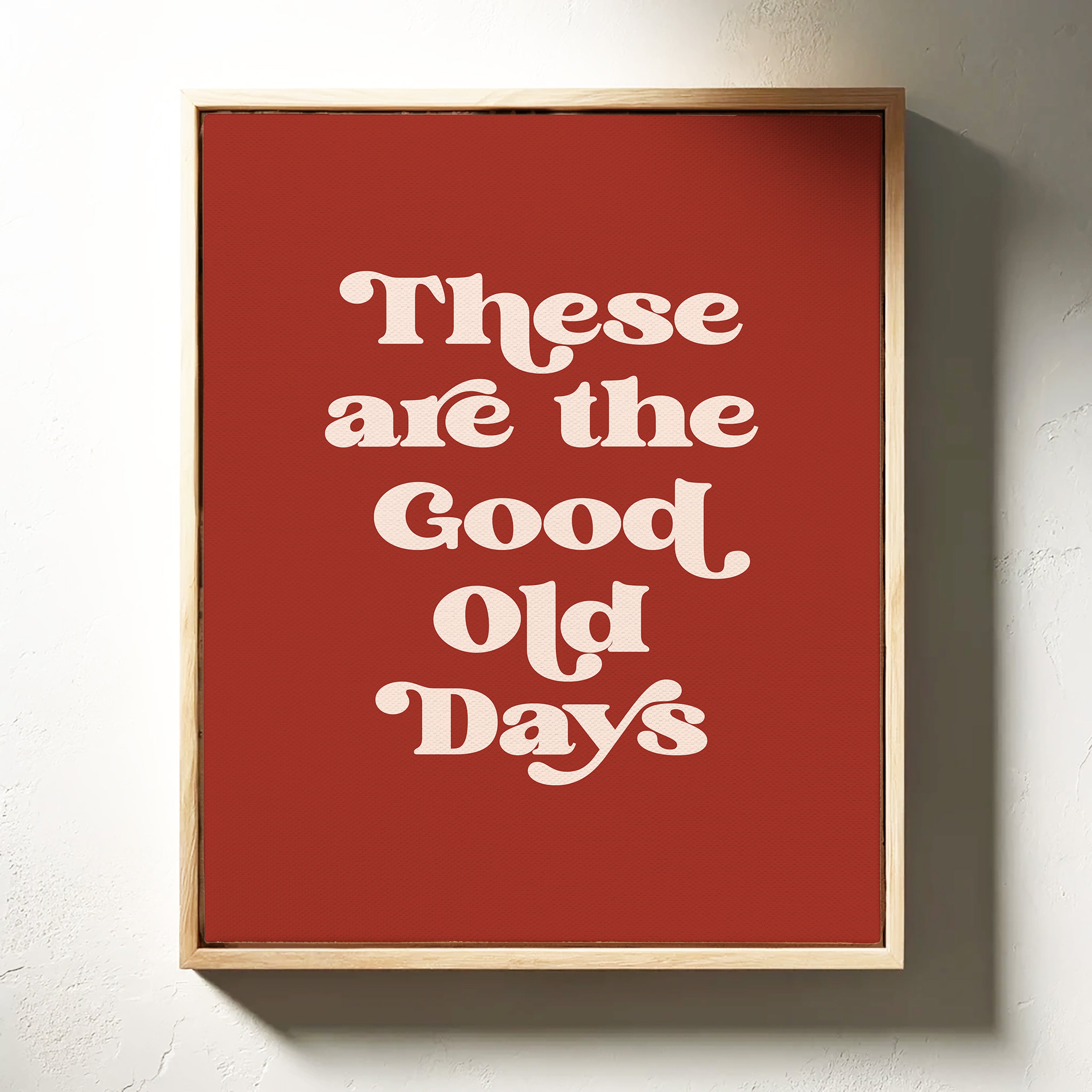 Vintage Vibes - Retro Typography Art Print Kooly