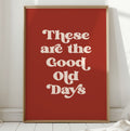 Vintage Vibes - Retro Typography Art Print Kooly