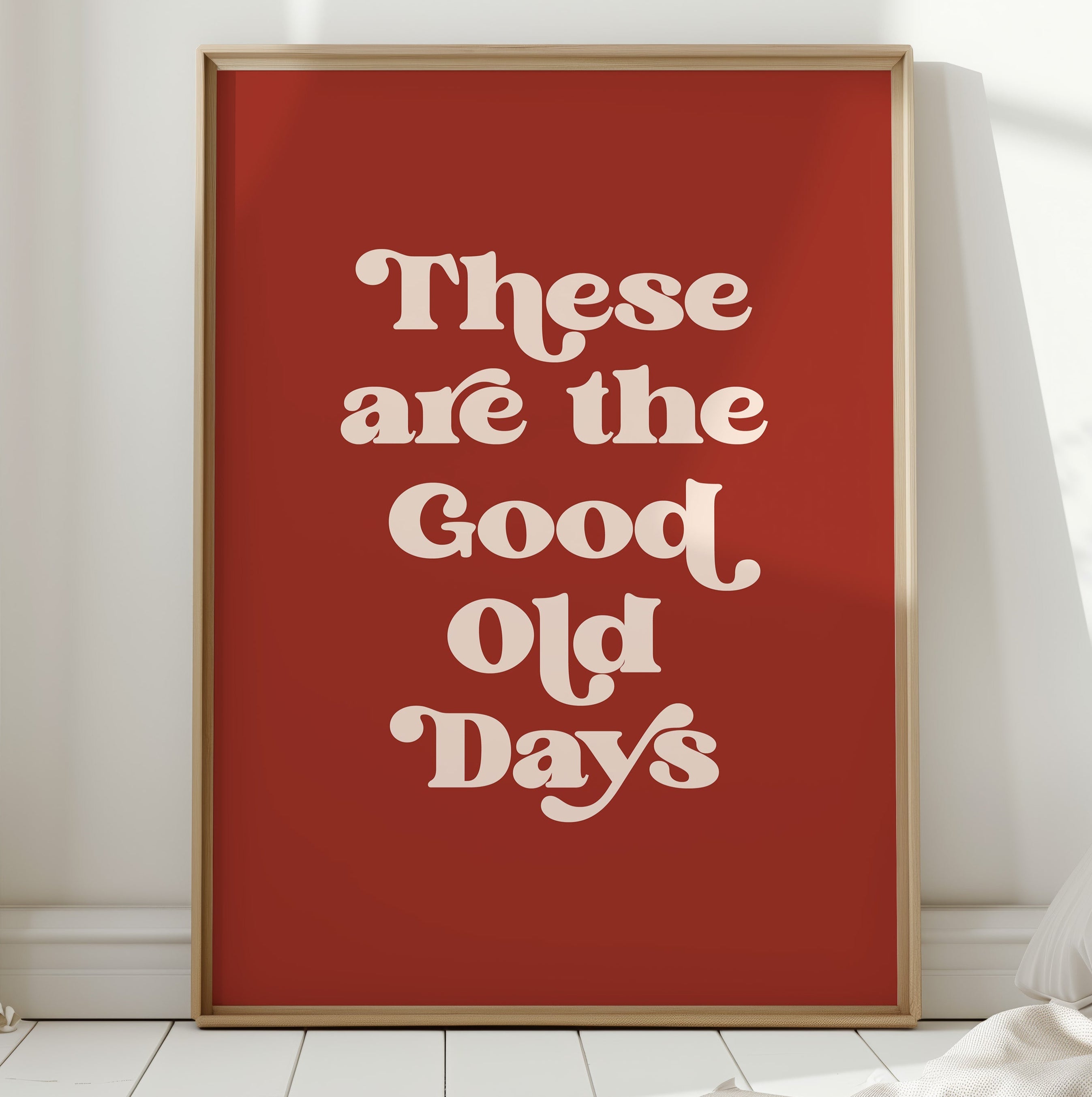 Vintage Vibes - Retro Typography Art Print Kooly