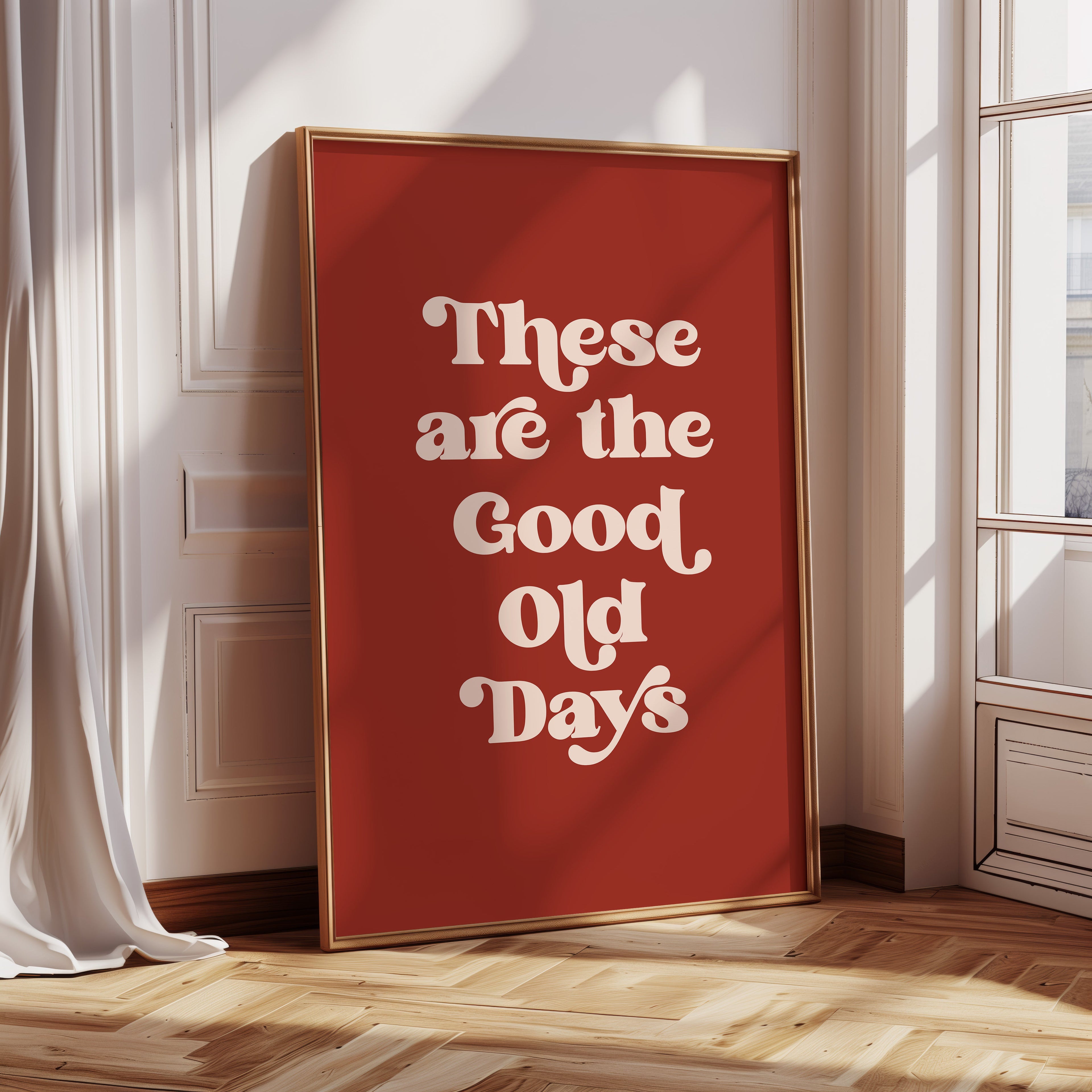 Vintage Vibes - Retro Typography Art Print Kooly
