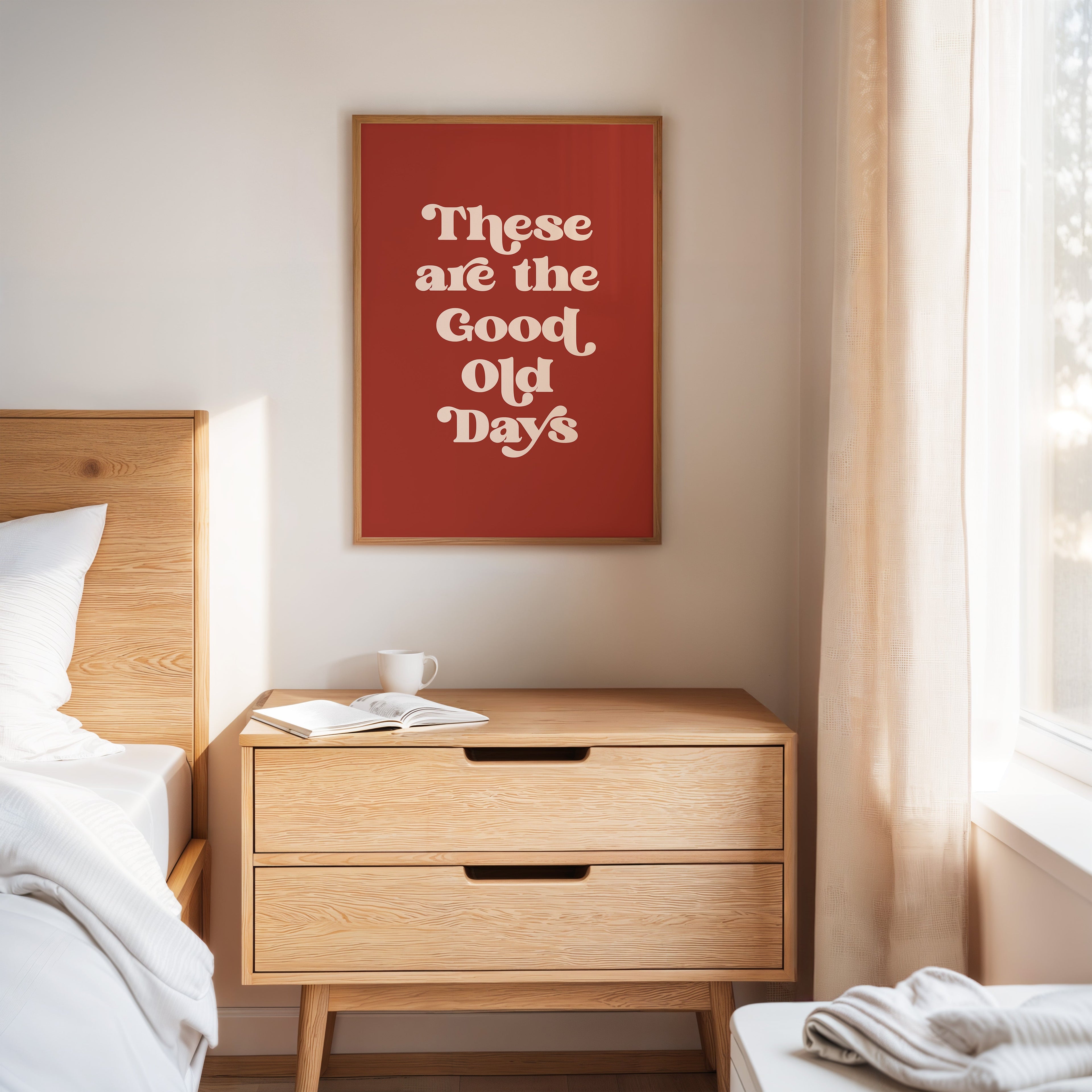 Vintage Vibes - Retro Typography Art Print Kooly