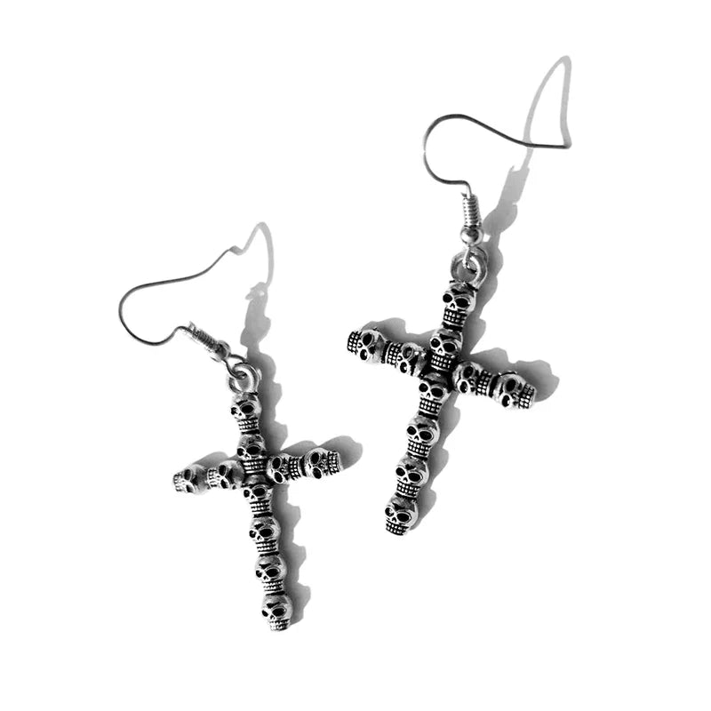 50 Style Earrings For Women Fashion Punk Drop Earrings Simple Cool Cute Jewelry Custom Handmade Girls  Snake Cross Animal Vera Lux