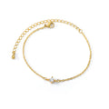 Single Zircon Circle Bead Bracelets For Women Stainless Steel Bracelet Summer Jewelry Couple Friends Accessories Gift 2023 Vera Lux