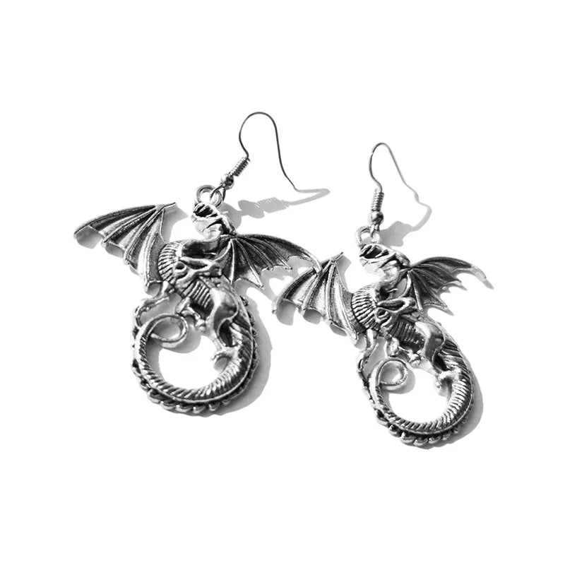50 Style Earrings For Women Fashion Punk Drop Earrings Simple Cool Cute Jewelry Custom Handmade Girls  Snake Cross Animal Vera Lux