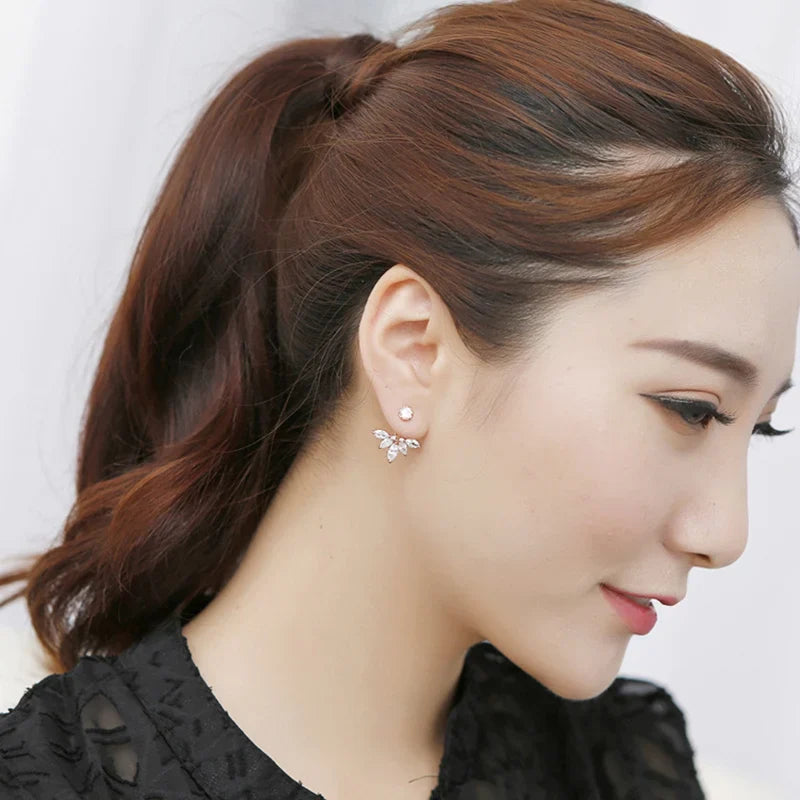 Korean Sweet Small Daisy Stud Earring For Women Zircon Flower Girls Fashion Earrings Trend Party Jewelry Gift Vera Lux