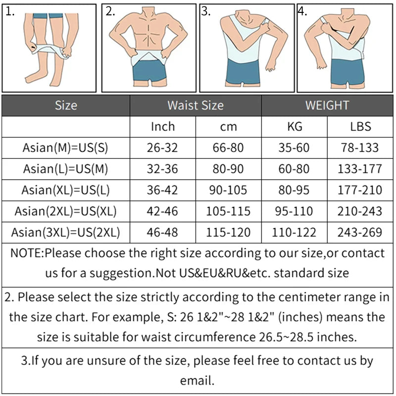Men Slimming Body Shaper Belly Control Shapewear Man Shapers Modeling Underwear Waist Trainer Corrective Posture Vest Corset Whatever the Treasure