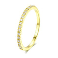Delicate Micro Pave Zircon Rings For Women Trendy Chic Crystal Daily Dating Women's Stackable Tiny Ring Fashion Jewelry R133 Vera Lux