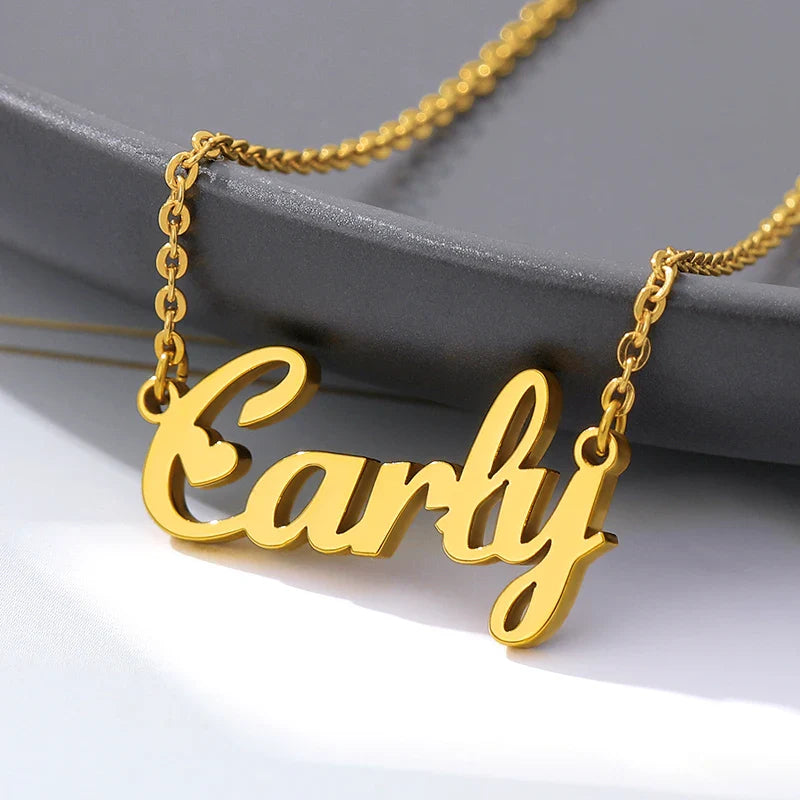 Custom Mother Necklace For Women Personalized Name Girl Necklace Stainless Steel Chain Jewelry collier Vera Lux