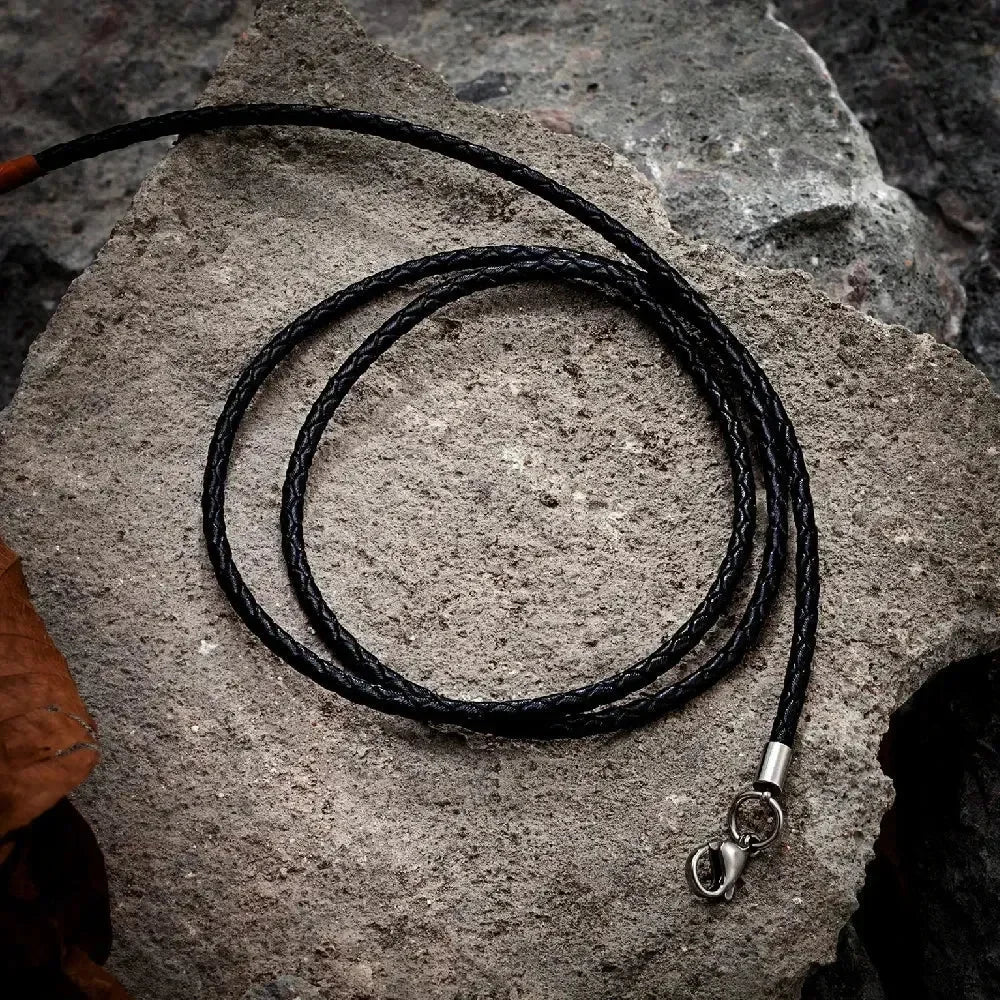Vintage Vikings Loki Hollow Necklaces Men Stainless Steel Norse Mythology Trinity Pendant Amulet Scandinavian Jewelry Male Gifts Femstylo