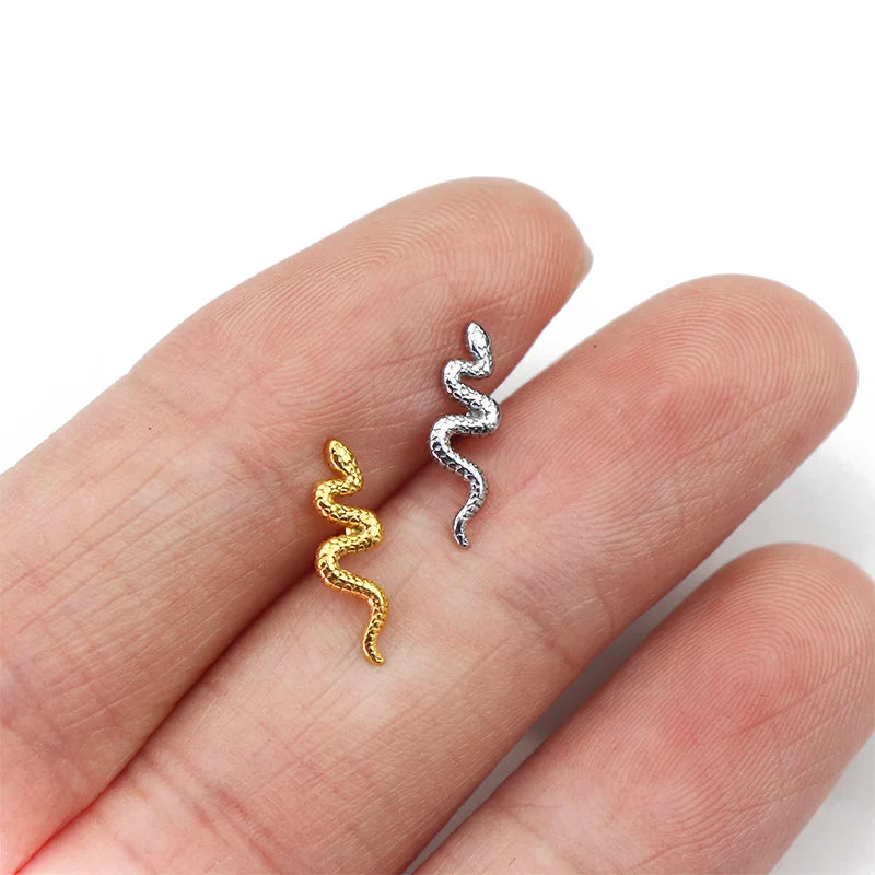 Lightning Internal Thread Labret Piercing Crown Bee Flowers Cartilage Earring Tragus Conch 316L Stainlesss Steel Body Jewelry Vera Lux