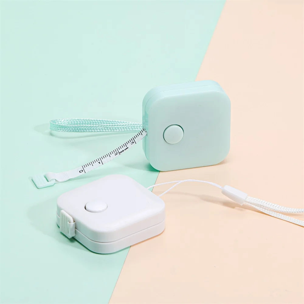 1Pcs 150cm/60inch Portable Tape Measures Macaron Ruler Children Height Ruler Centimeter Roll Tape For DIY Jewelry Crafts Tools Vera Lux