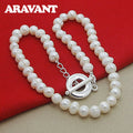 Freshwater Pearl Necklaces 925 Silver Necklace For Women Wedding Fashion Jewelry Vera Lux