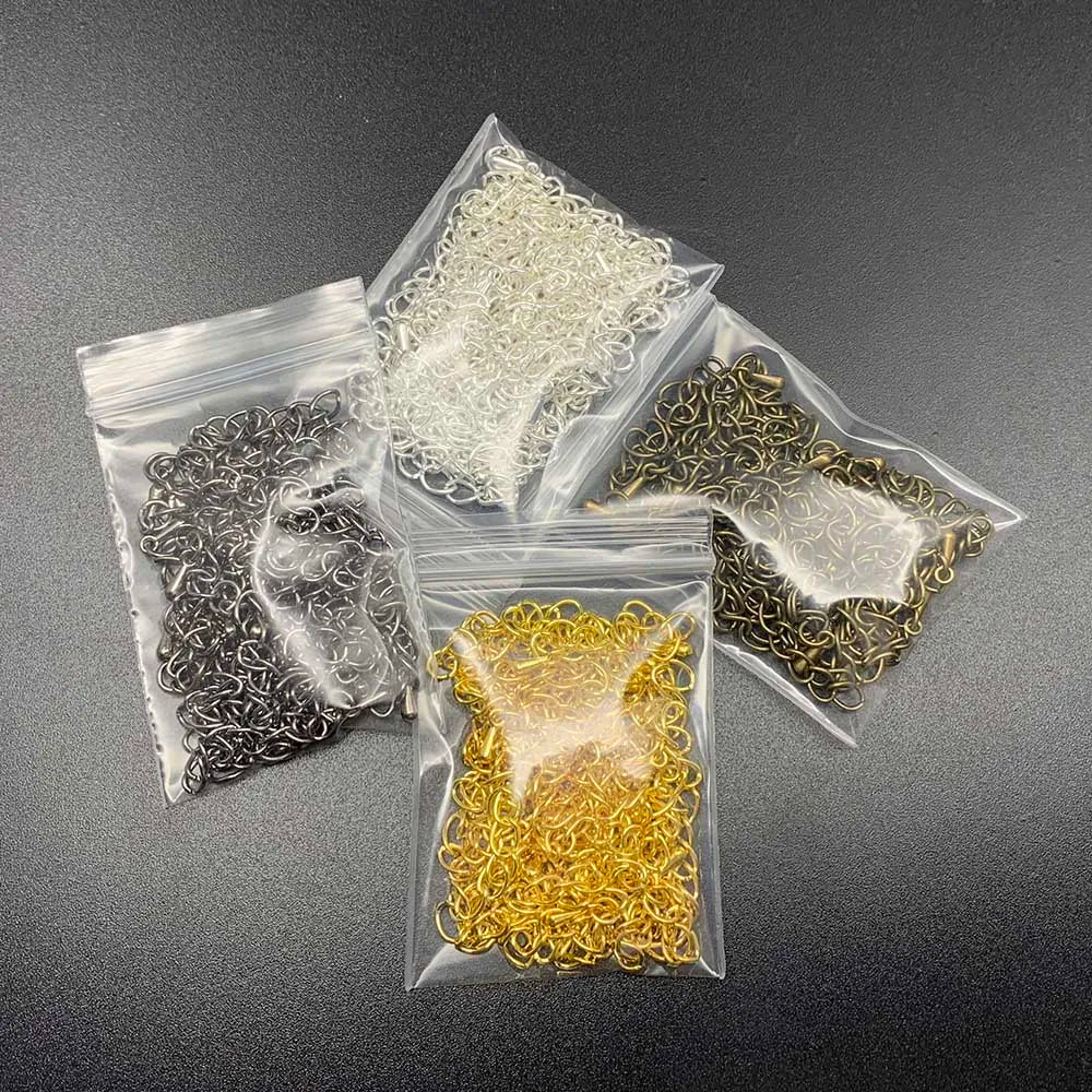 20pcs/lot 50-70mm Extended Extension Tail Chain Connectors Water Drop End Beads For DIY Jewelry Making Bracelet Necklace Vera Lux