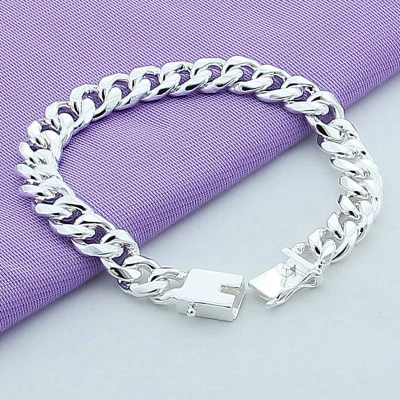Aravant 925 Silver Jewelry Sets For Women Men Sideway Necklaces Bracelets Jewelry Gifts Vera Lux