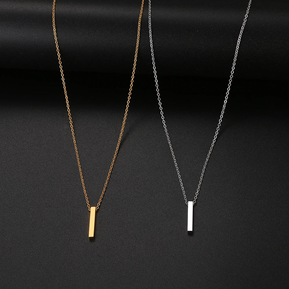 Stainless Steel Necklaces Minimalism Classic Fashion Style Men Chain Necklace For Women Jewelry Collar Pendant Gifts NEW Vera Lux