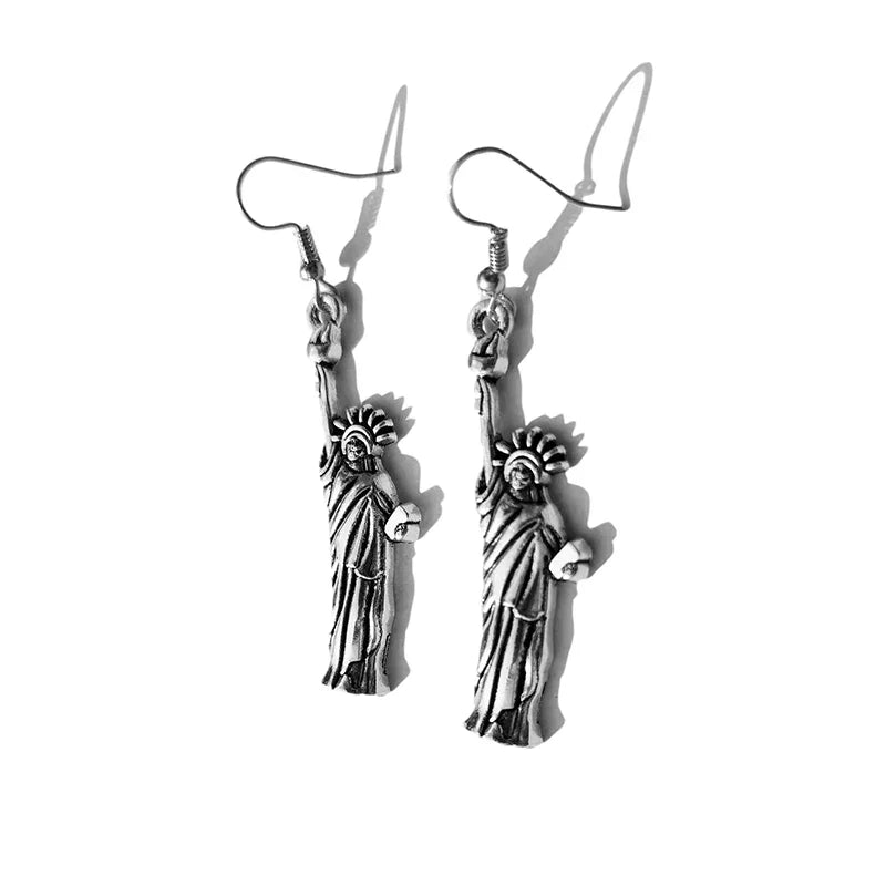 50 Style Earrings For Women Fashion Punk Drop Earrings Simple Cool Cute Jewelry Custom Handmade Girls  Snake Cross Animal Vera Lux