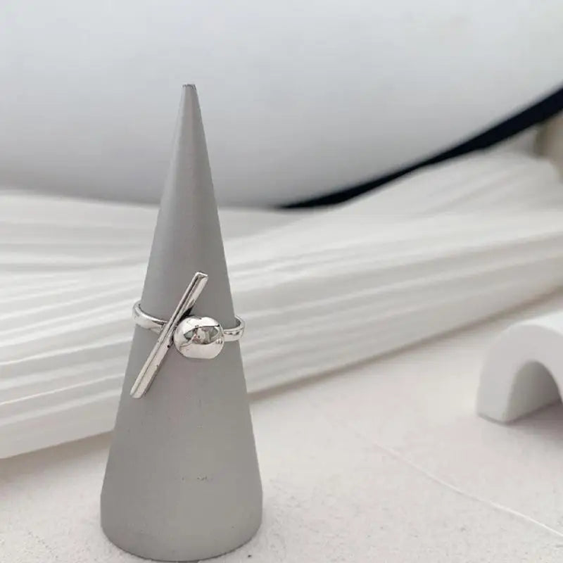 VENTFILLE 925 Sterling Silver Rings New Fashion Party Jewelry Vintage Charm Double Layer Geometric Nail Design Accessories Gifts Vera Lux