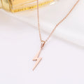 DOTIFI Stainless Steel Necklace Hot Lightning Necklaces For Women Protection Pendants For Girlfriend Gifts Charms Jewelry Vera Lux