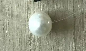 5 Colors Dazzling Zircon Necklace Invisible Transparent Fishing Line Simple Pendant Necklace Jewelry For Women Pearl Jewelry Vera Lux