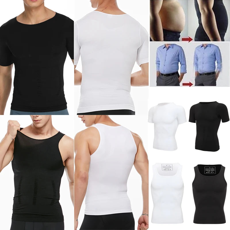 Men Slimming Body Shaper Belly Control Shapewear Man Shapers Modeling Underwear Waist Trainer Corrective Posture Vest Corset Whatever the Treasure