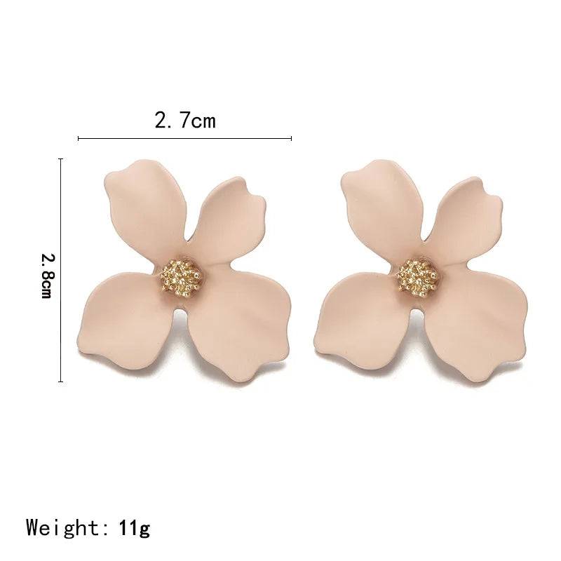 Korean Cute Small flower Stud Earrings For women fresh and sweet Statement Earring Girl 2019 Fashion Jewelry Vera Lux