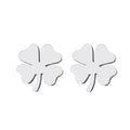 DOTIFI Stainless Steel Stud Earring For Women Man Clover Gold Color Lover's Engagement Jewelry Drop Shipping Vera Lux