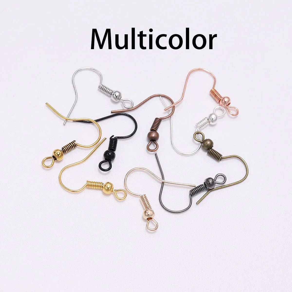 100pcs 17x20mm Earring Findings Earrings Clasps Hooks Fittings DIY Jewelry Crafts Making Alloy Hook Drop Earrings Accessories Vera Lux