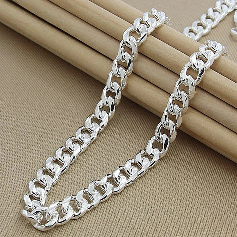 Aravant 925 Silver Jewelry Sets For Women Men Sideway Necklaces Bracelets Jewelry Gifts Vera Lux