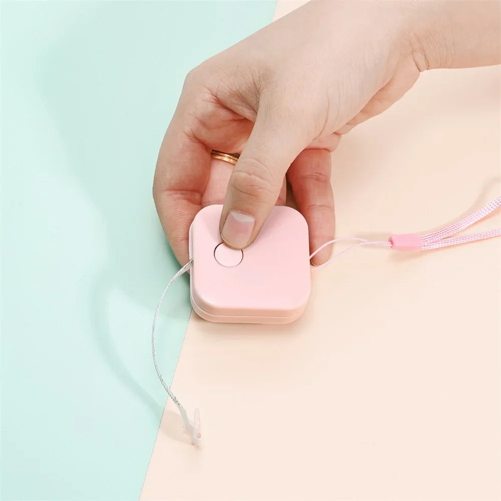 1Pcs 150cm/60inch Portable Tape Measures Macaron Ruler Children Height Ruler Centimeter Roll Tape For DIY Jewelry Crafts Tools Vera Lux