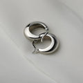 925 Sterling Silver plated Chunky Hoop Earrings for Women Geometric Circle Punk Ear Jewelry Party Gifts 2021 New Dropshipping Vera Lux