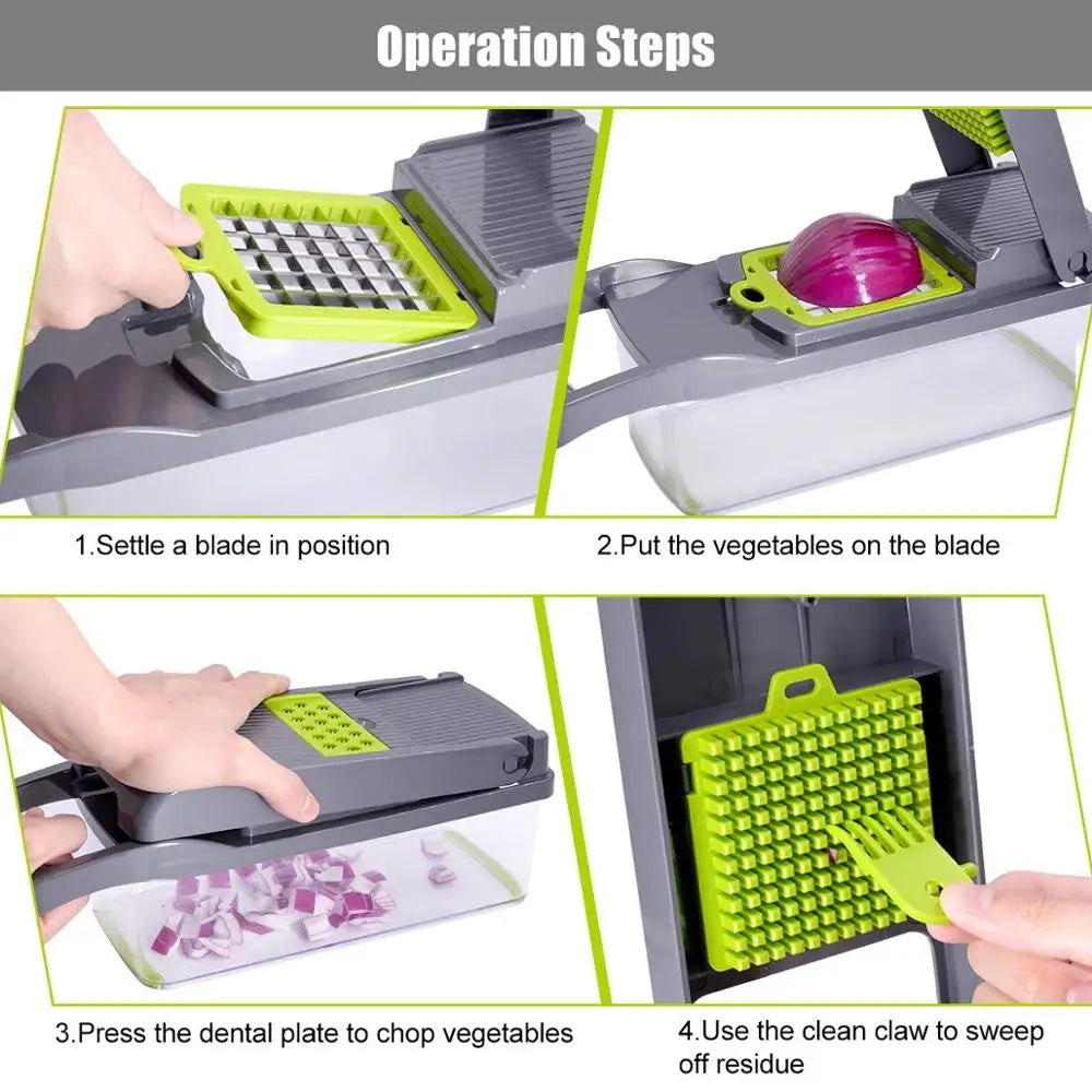 Vegetable Chopper Multifunctional Grater Cutter Kitchen Accessories Manual Fruit Slicer Potatos Shredders Cheese Onions Slicers Whatever the Treasure