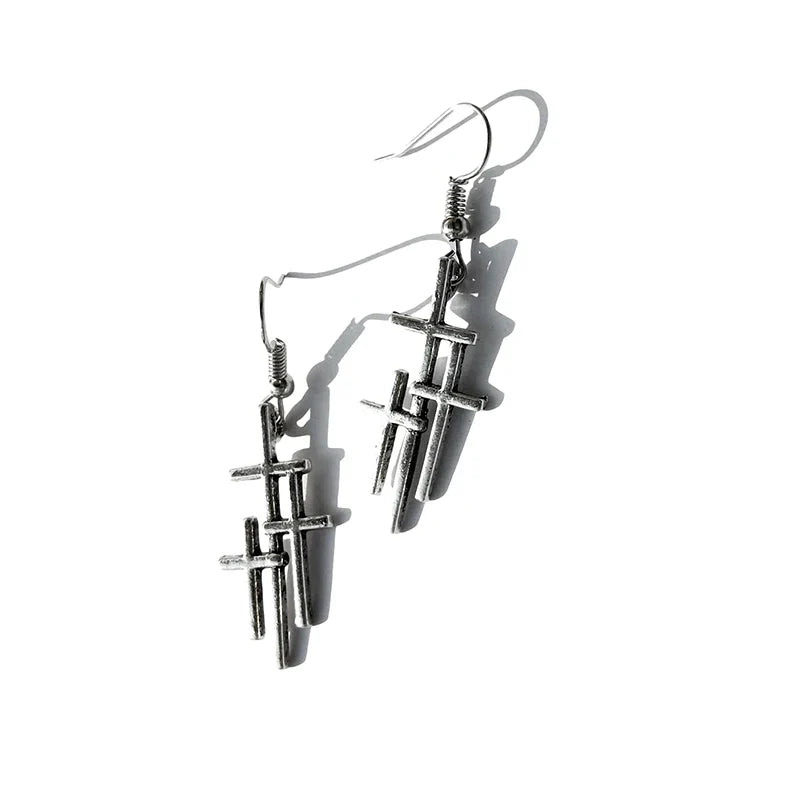 50 Style Earrings For Women Fashion Punk Drop Earrings Simple Cool Cute Jewelry Custom Handmade Girls  Snake Cross Animal Vera Lux