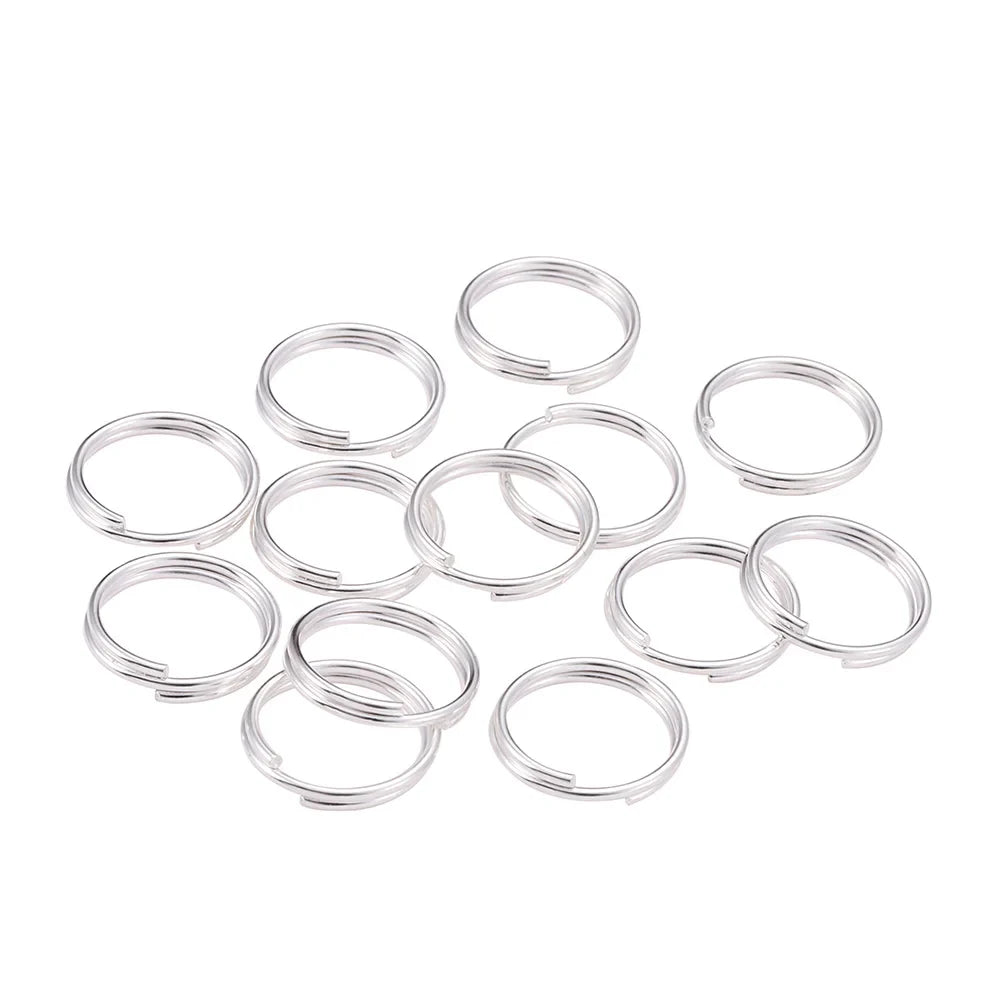 50-200Pcs/Lot 4-20mm Gold Color Double Jump Rings Split Rings Connectors Loops For DIY Jewelry Making Findings Accessories Vera Lux