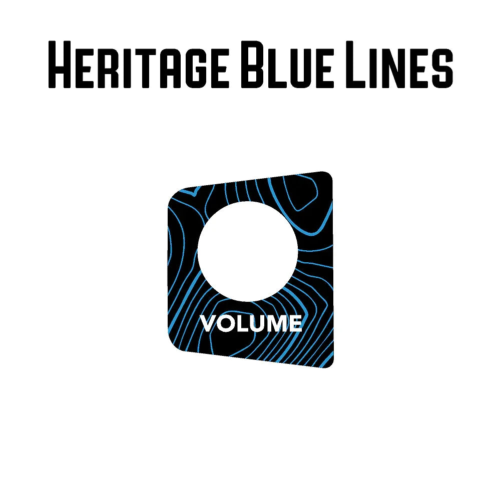 Topographic Volume Button Trim Cover - 2024+ Land Cruiser StickerFab