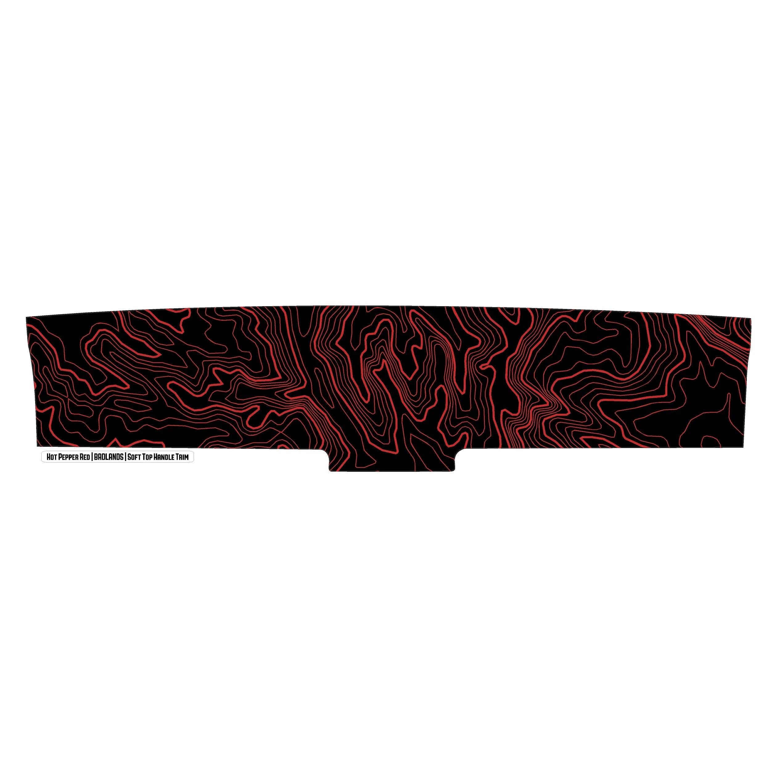 Topo Soft Top Bronco Panel Overlay - 2021+ Bronco Factory Soft Top StickerFab