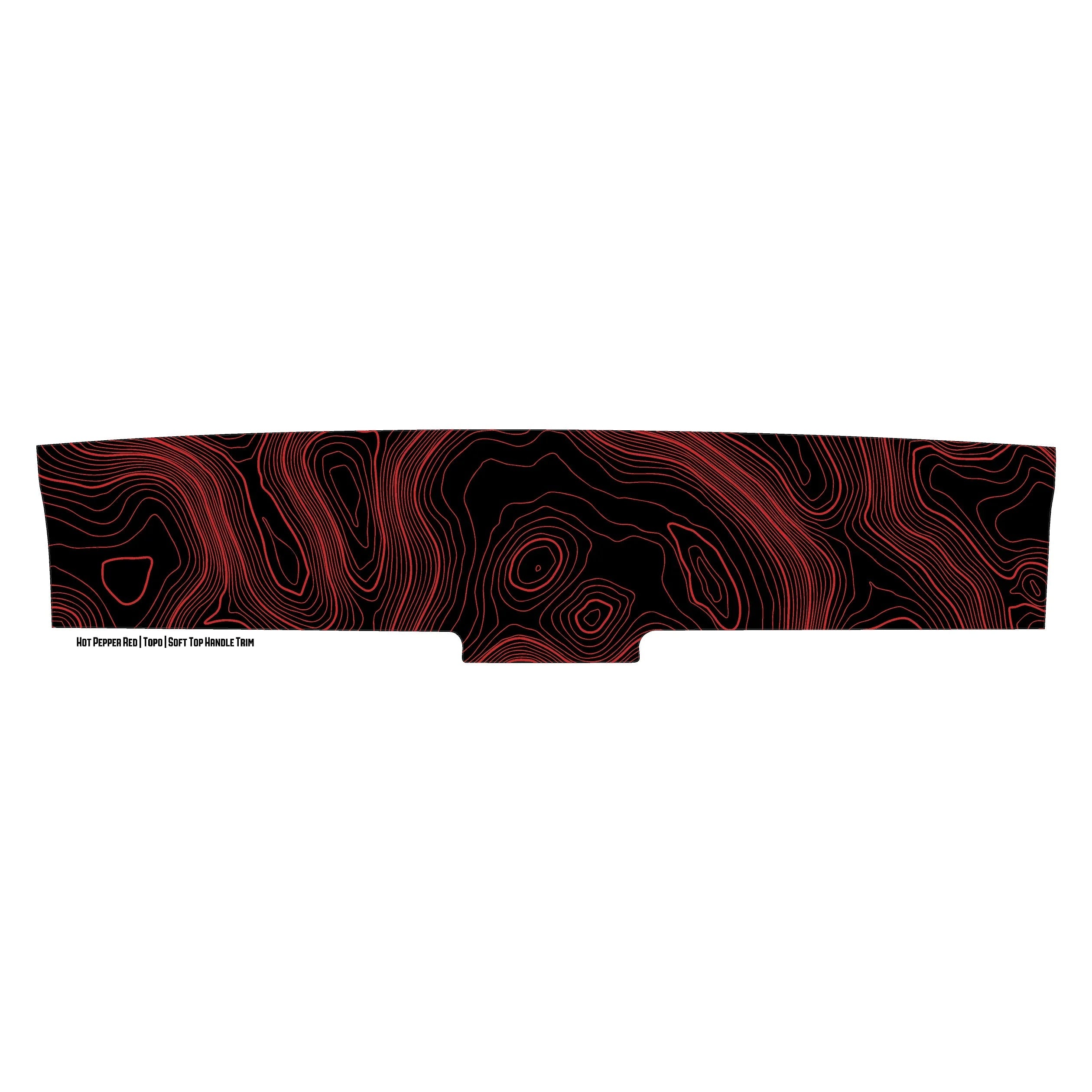 Topo Soft Top Bronco Panel Overlay - 2021+ Bronco Factory Soft Top StickerFab