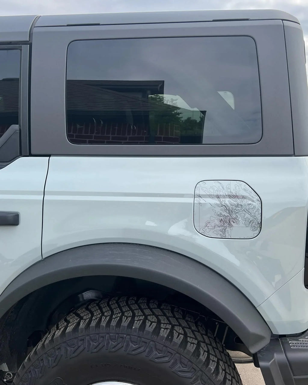 Printed Series Fuel Door Overlay - 2021+ Bronco StickerFab