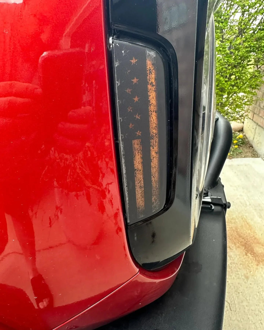 Distressed American Flag Sidemarker Overlays - 2021+ Bronco (ALL) StickerFab